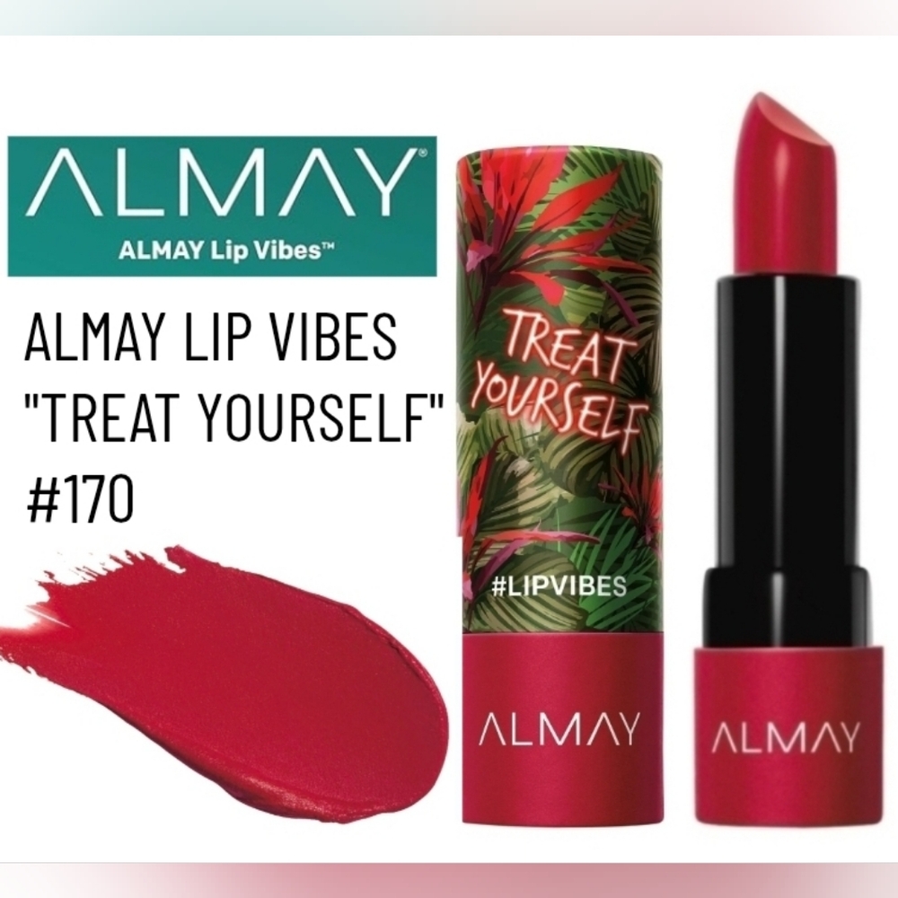 Almay Lip Vibes Matte Lipstick in Treat Yourself Red #170